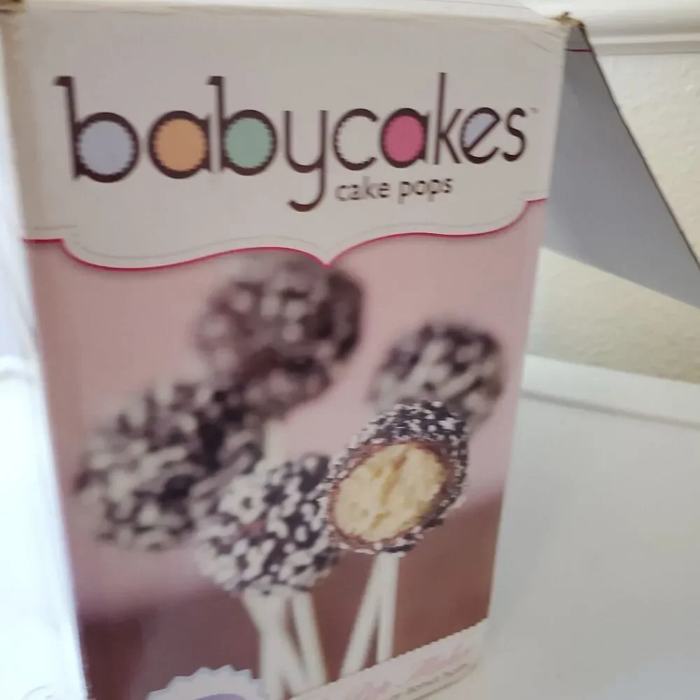 Babycakes‎ Cake Pop Maker #CP-94LV, Stand, Filling Injector, Fork, Pop Sticks